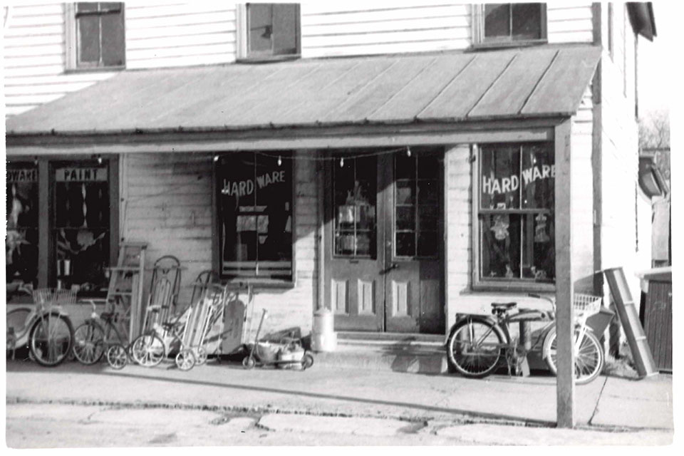 Collett store front in 1952